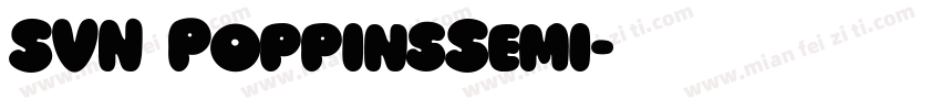 SVN PoppinsSemi字体转换